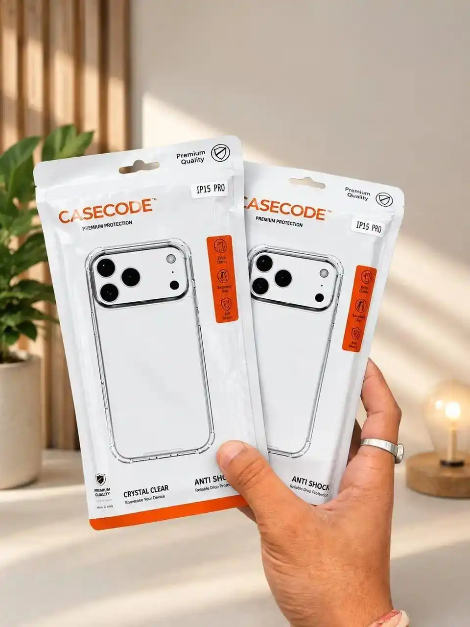 Bumper Anti Shock Transparent Case